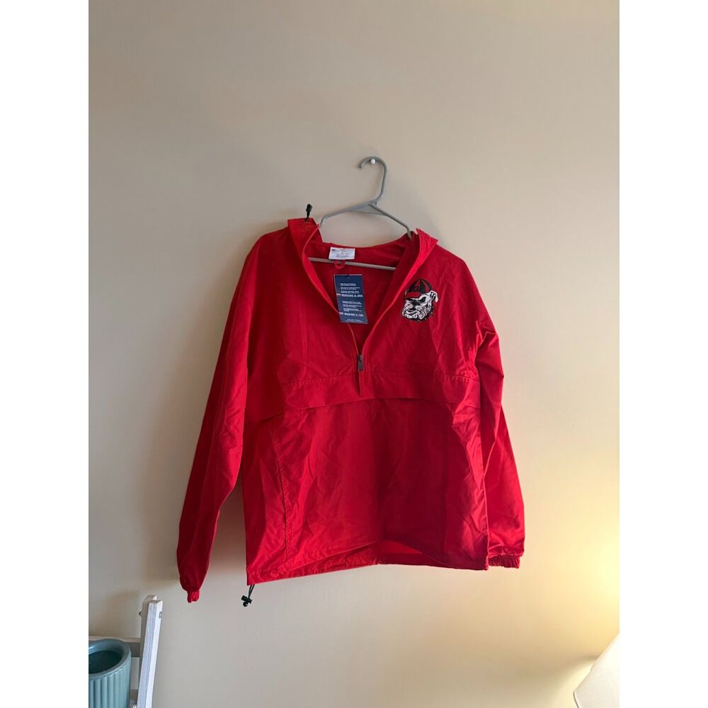 University Of Georgia Bulldogs Champion Windbreaker Jacket UGA Dawgs